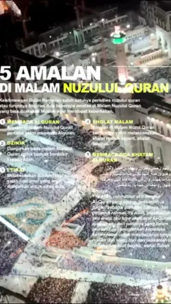 amalan Nuzulul quran