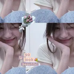 u look so beautiful