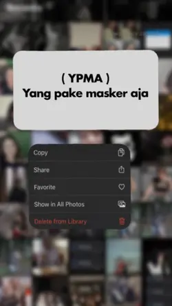 2 foto pake masker