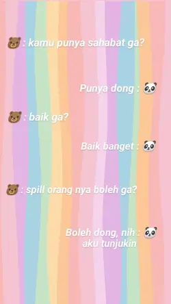 kamu punya sahabat