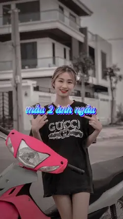 Mẫu 2 ảnh ngầu 