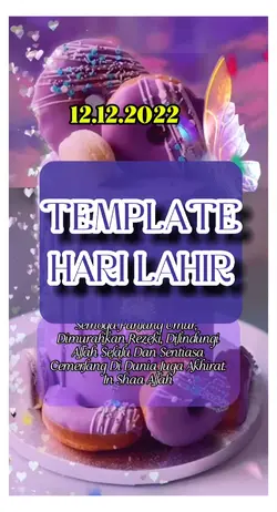 TEMPLAT HARI LAHIR 
