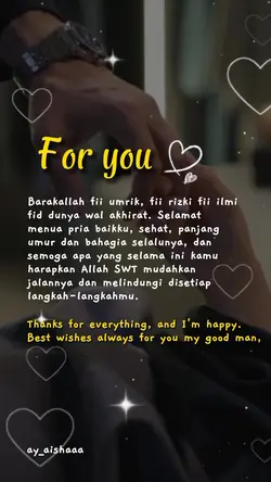 For you