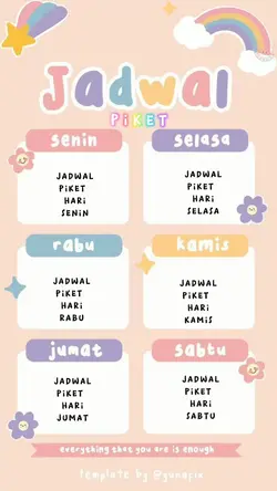 Versi Jadwal piket