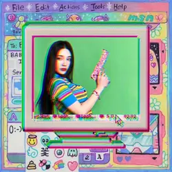 glitch frame