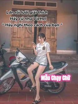 Mẫu Chạy Chữ