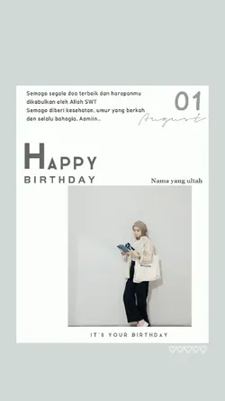 HBD 1 Agustus 2022