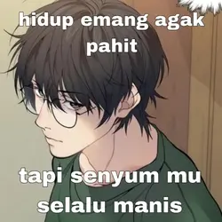hidup emg agak pahit