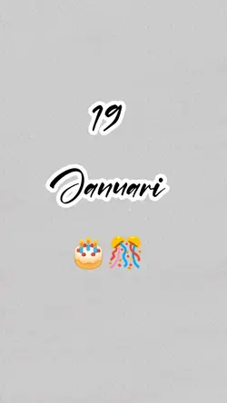 hbd 19 Januari