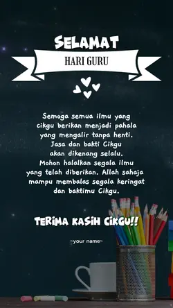 Selamat Hari Guru