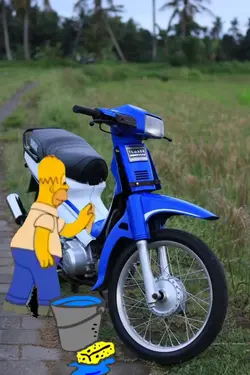 nyuci yamaha alfa