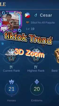 3D Zoom|Tiktok Trend