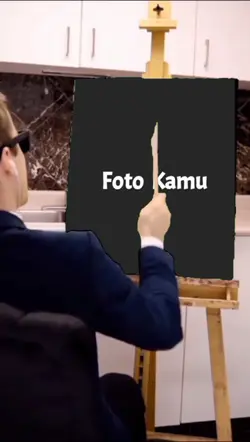 Melukis foto kamu 