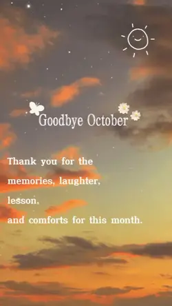 GOODBYE OCTOBER
