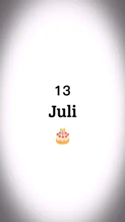HBD 13 Juli 2022