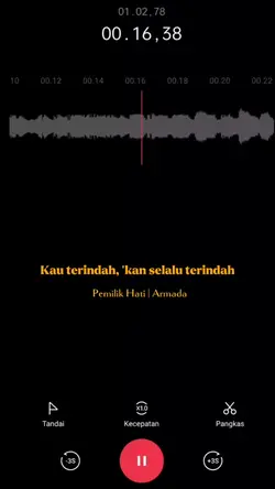 Suara sendiri 