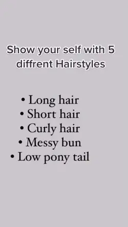 Different Hair Style