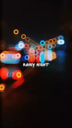 rainy night