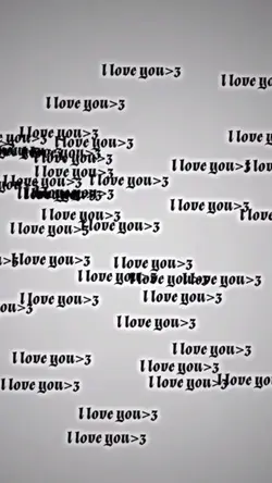 I love you<3