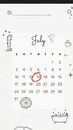 Ulang tahun 13 july