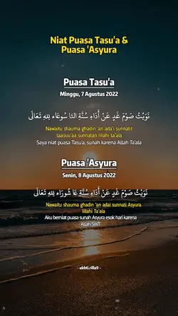 Puasa Tasua & Asyura