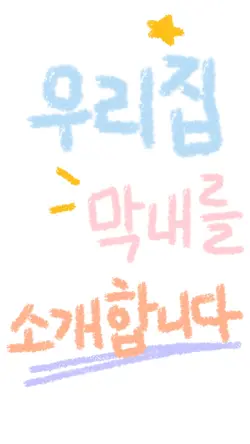 우리집 막내를 소개합니다ෆ 