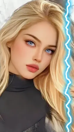 blonde hair