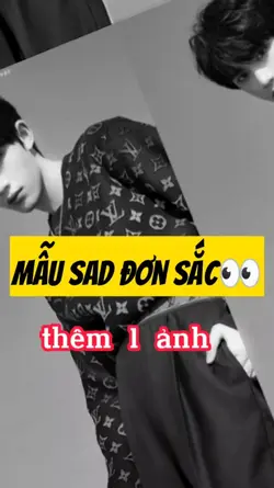mẫu sad đơn sắc