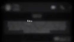 chat berjalan blur