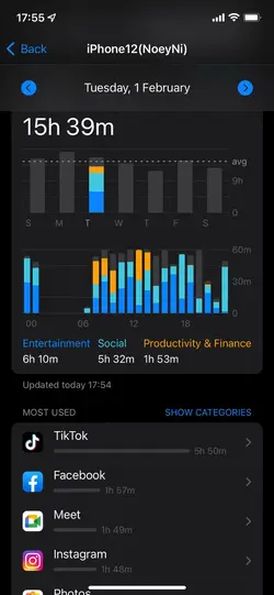 Screen time