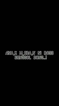Anak Medan ni boss