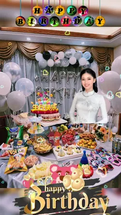 Mẫu Happy Birthday 
