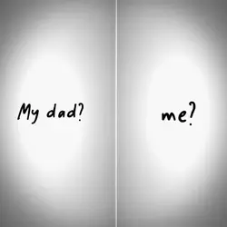 With my dad