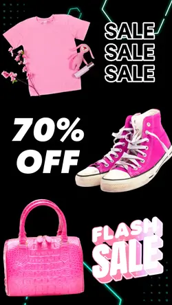 Flash Sale 70%