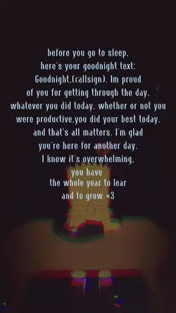 Goodnight Message