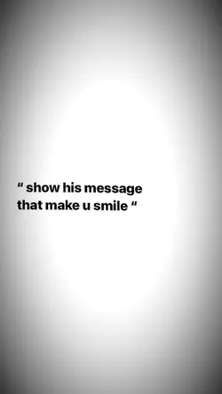 His message