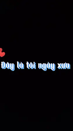ngày xưa và hiện tại