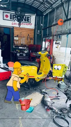 Rusak udah motor