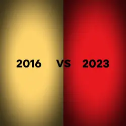 2016 vs 2023