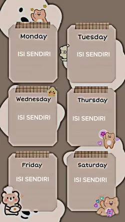 templatejadwal