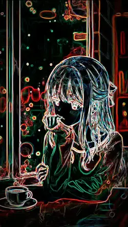 mẫu anime sad