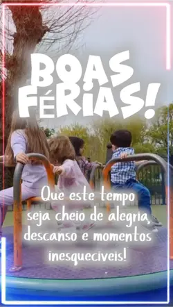 Boas férias! 