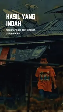 hasil yang indah