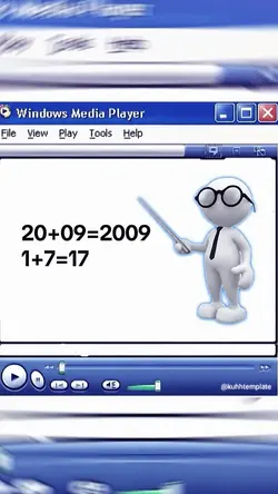 20+09=2009 1+7