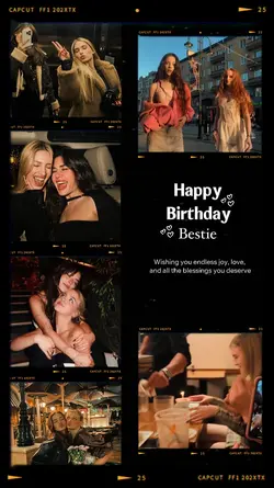birthday film scroll
