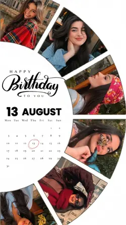 BIRTHDAY 13 AUGUST