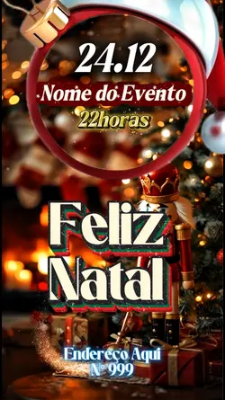convite Natal cartão