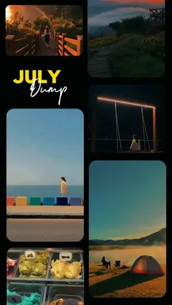 july dump collage