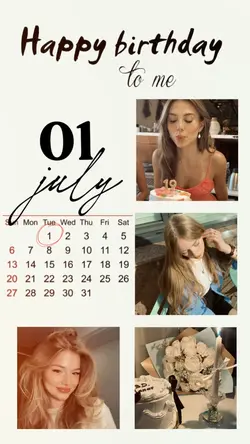 BIRTHDAY 1 JULY 2025