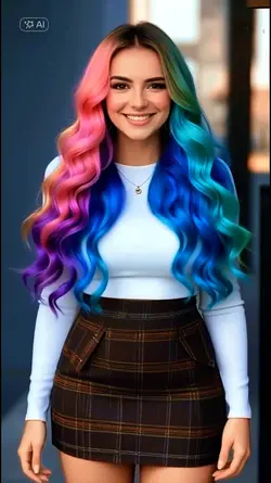 colorful hair
